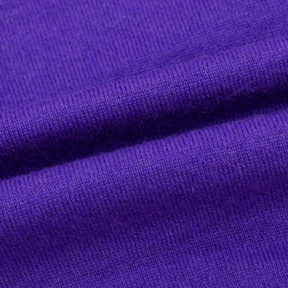 【中古】ラルフローレン パープルレーベル RalphLauren Collection Purple Label ハイゲージ カシミヤ クルーネック プルオーバーニット パープル【サイズS】【 状態ランクA 】【 メンズ 】