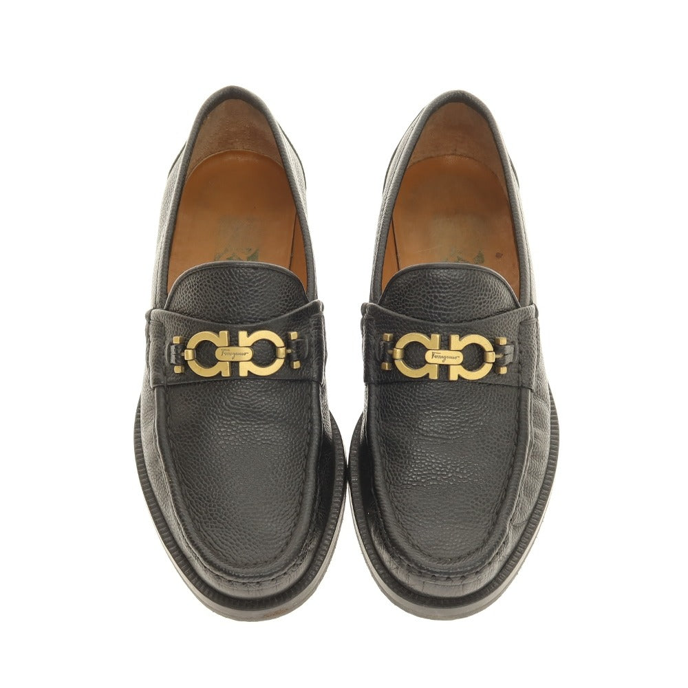 【中古】サルヴァトーレフェラガモ Salvatore Ferragamo タッセルローファー ブラック【サイズ5 1/2EE】【 状態ランクB 】【 メンズ 】