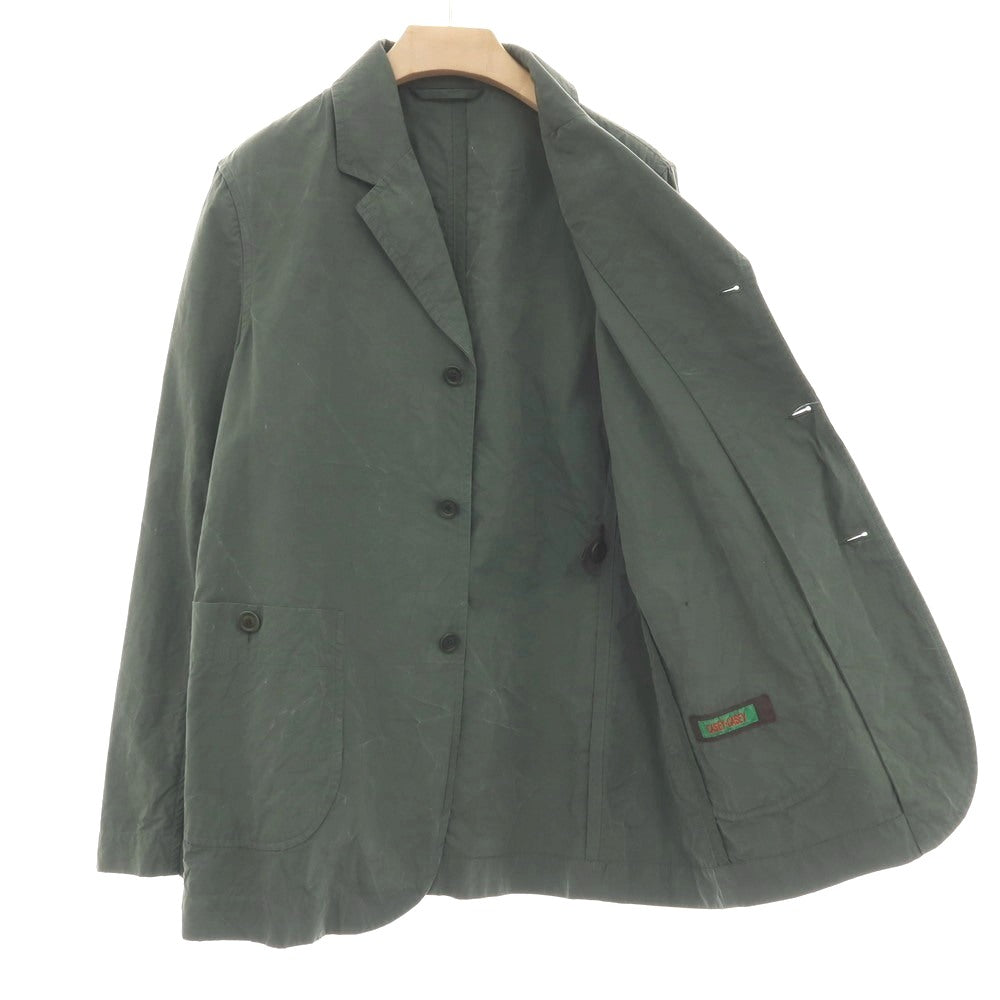 【中古】ケイシー ケイシー CASEY CASEY コットン 3B カジュアルジャケット カーキ【サイズM】【 状態ランクB 】【 メンズ 】
