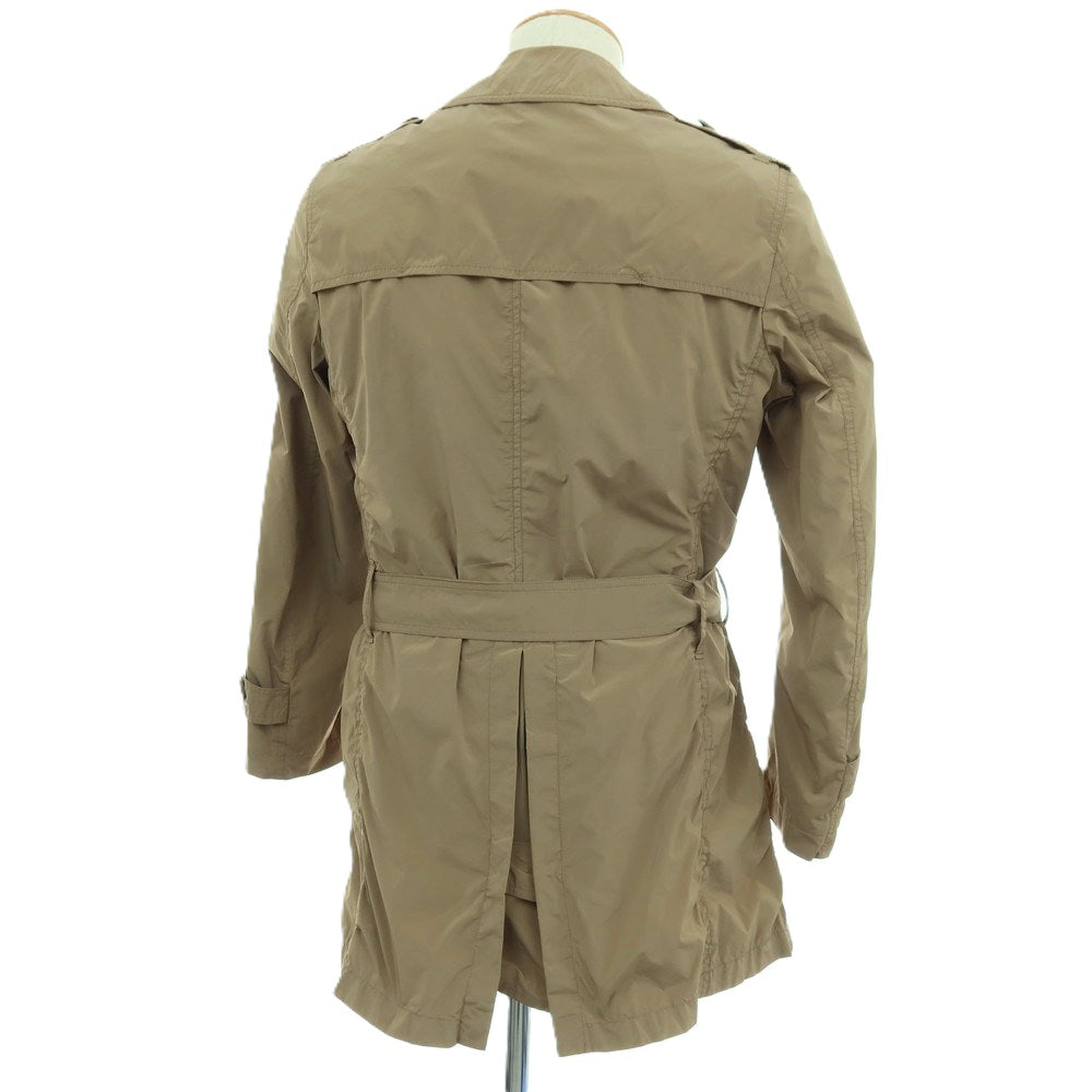 【中古】ヘルノ Herno ポリエステルナイロン トレンチコート ベージュ【サイズ42】【 状態ランクC 】【 メンズ 】