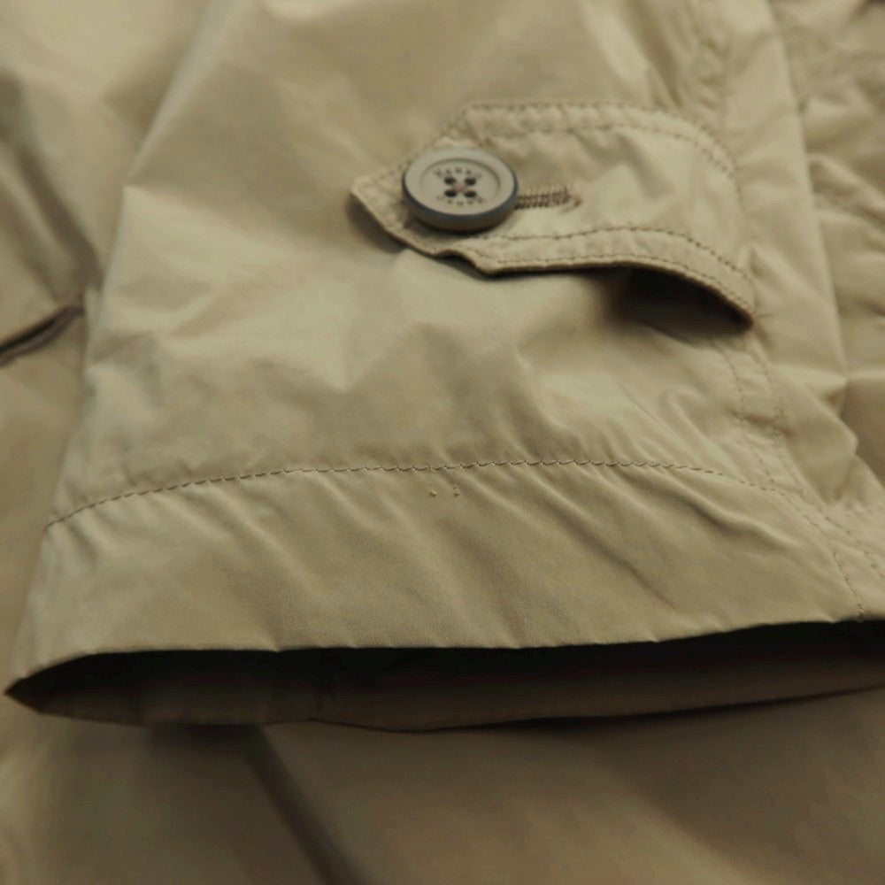 【中古】ヘルノ Herno ポリエステルナイロン トレンチコート ベージュ【サイズ42】【 状態ランクC 】【 メンズ 】