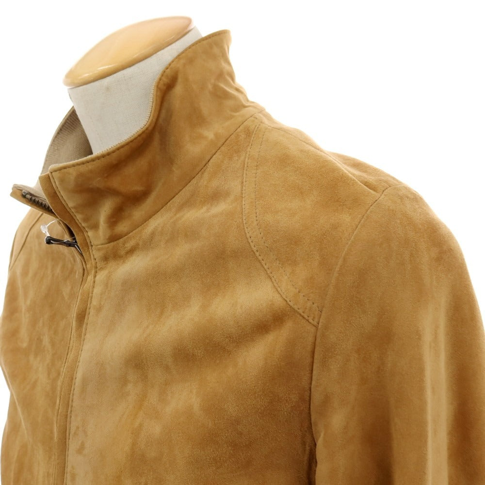 【中古】エンメティ EMMETI ゴートスエード レザーブルゾン ゴートスエード マスタード【サイズ42】【 状態ランクC 】【 メンズ 】