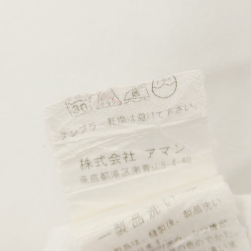 【中古】フィナモレ Finamore コットン ホリゾンタルカラー カジュアルシャツ ホワイト【サイズXS】【 状態ランクC 】【 メンズ 】