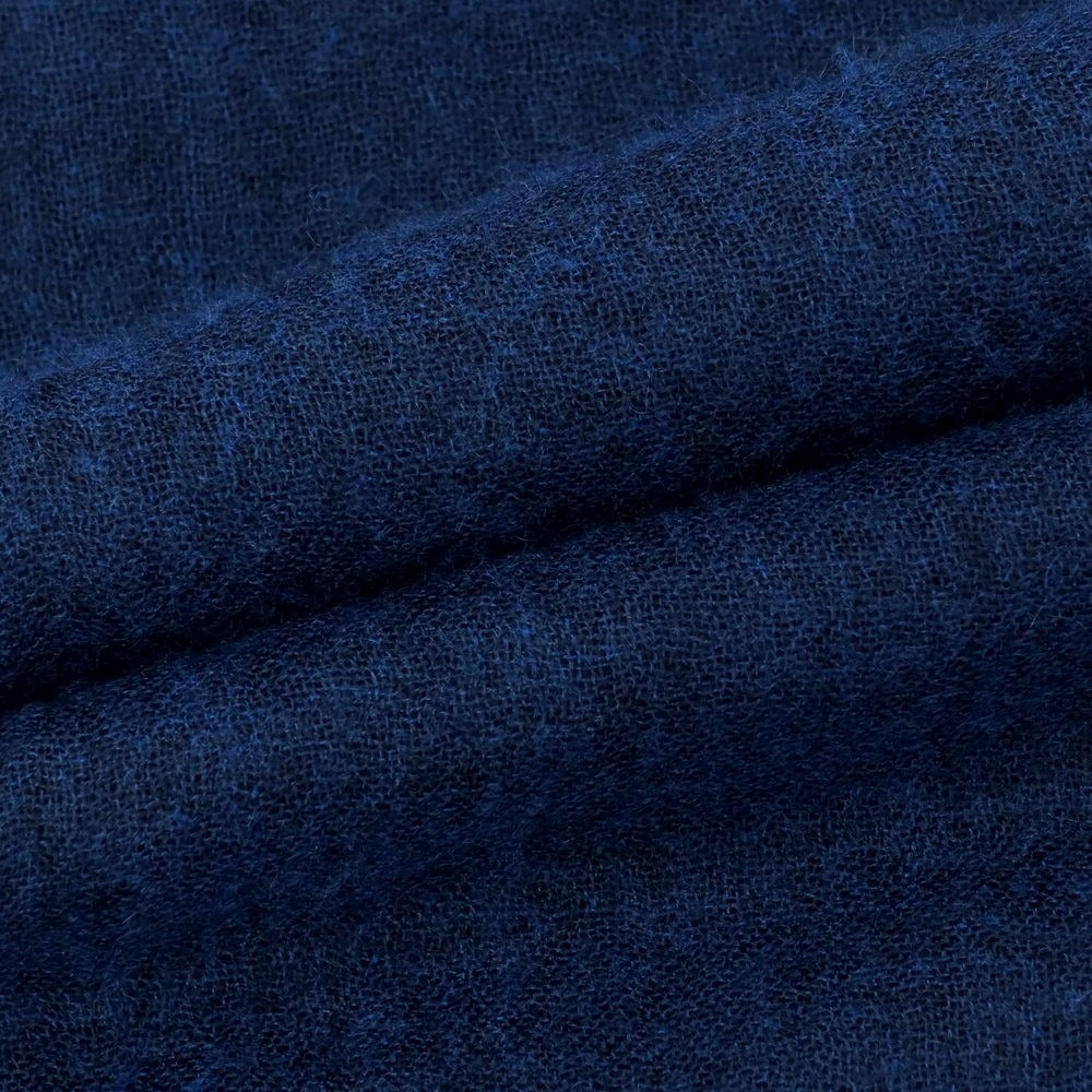 【中古】ファリエロサルティ Faliero Sarti ウール ストール ネイビーブルー【 状態ランクC 】【 メンズ 】