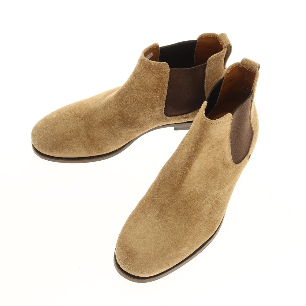 【中古】ブルネロクチネリ Brunello Cucinelli スエード サイドゴアブーツ ベージュ【サイズ41】【 状態ランクB 】【 メンズ 】