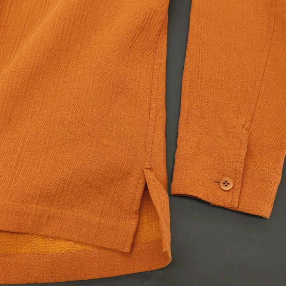 【中古】アイム メン IM MEN 2025年秋冬 コットン系 カジュアルシャツ ダークオレンジ【サイズ表記なし(L位)】【 状態ランクA 】【 メンズ 】