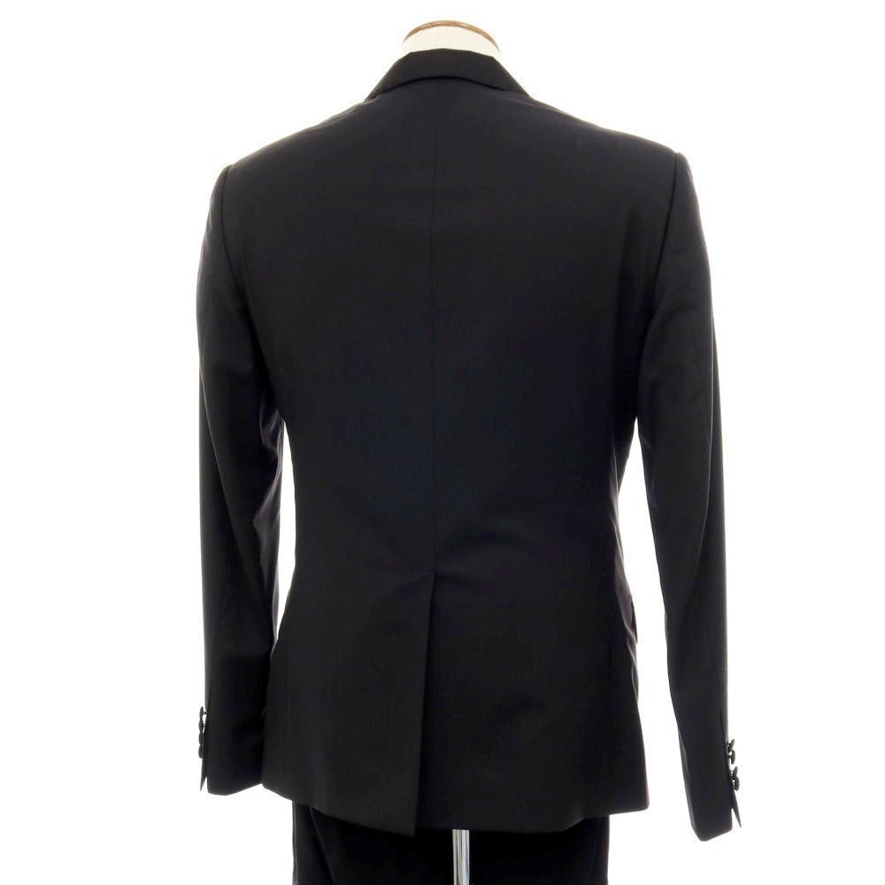 【中古】ドルチェアンドガッバーナ DOLCE&GABBANA ウールシルク タキシードスーツ ブラック【サイズ50】【 状態ランクB 】【 メンズ 】