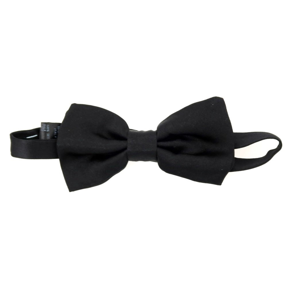 【中古】ドルチェアンドガッバーナ DOLCE&GABBANA シルク ボウタイ ブラック【 状態ランクB 】【 メンズ 】