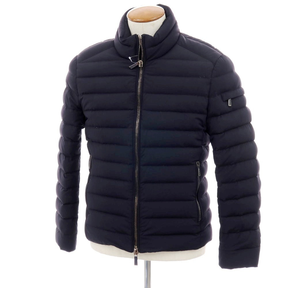 【中古】ムーレー MOORER RAY-KN ナイロン ダウンジャケット ネイビー【サイズ46】【 状態ランクB 】【 メンズ 】