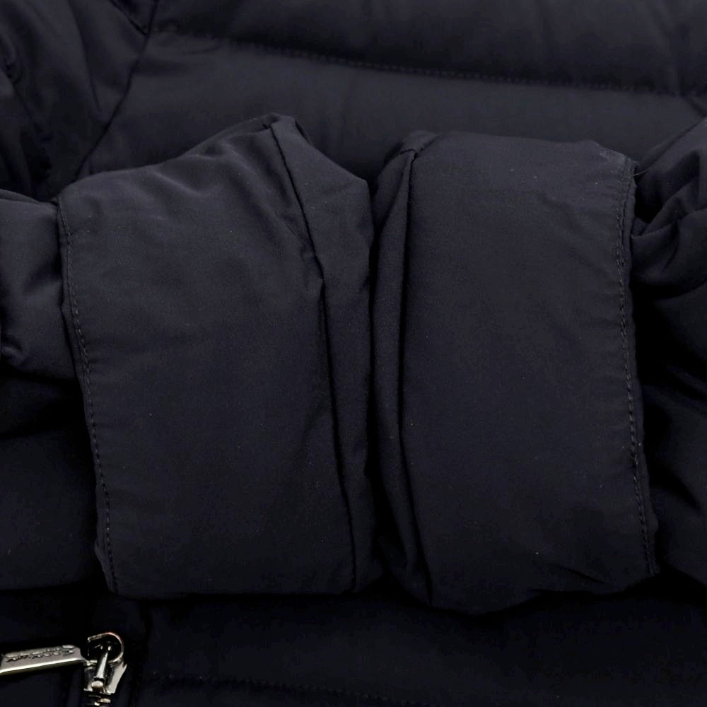 【中古】ムーレー MOORER RAY-KN ナイロン ダウンジャケット ネイビー【サイズ46】【 状態ランクB 】【 メンズ 】