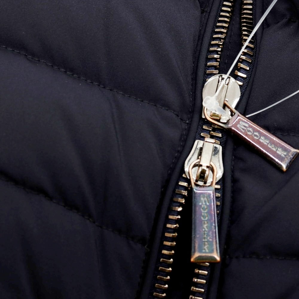 【中古】ムーレー MOORER RAY-KN ナイロン ダウンジャケット ネイビー【サイズ46】【 状態ランクB 】【 メンズ 】