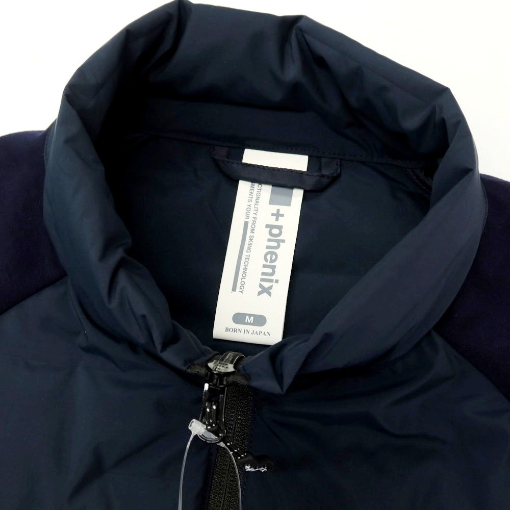 【中古】プラスフェニックス Plus Phenix ポリエステル ダウン セットアップ ネイビー【サイズM/M】【 状態ランクB 】【 メンズ 】