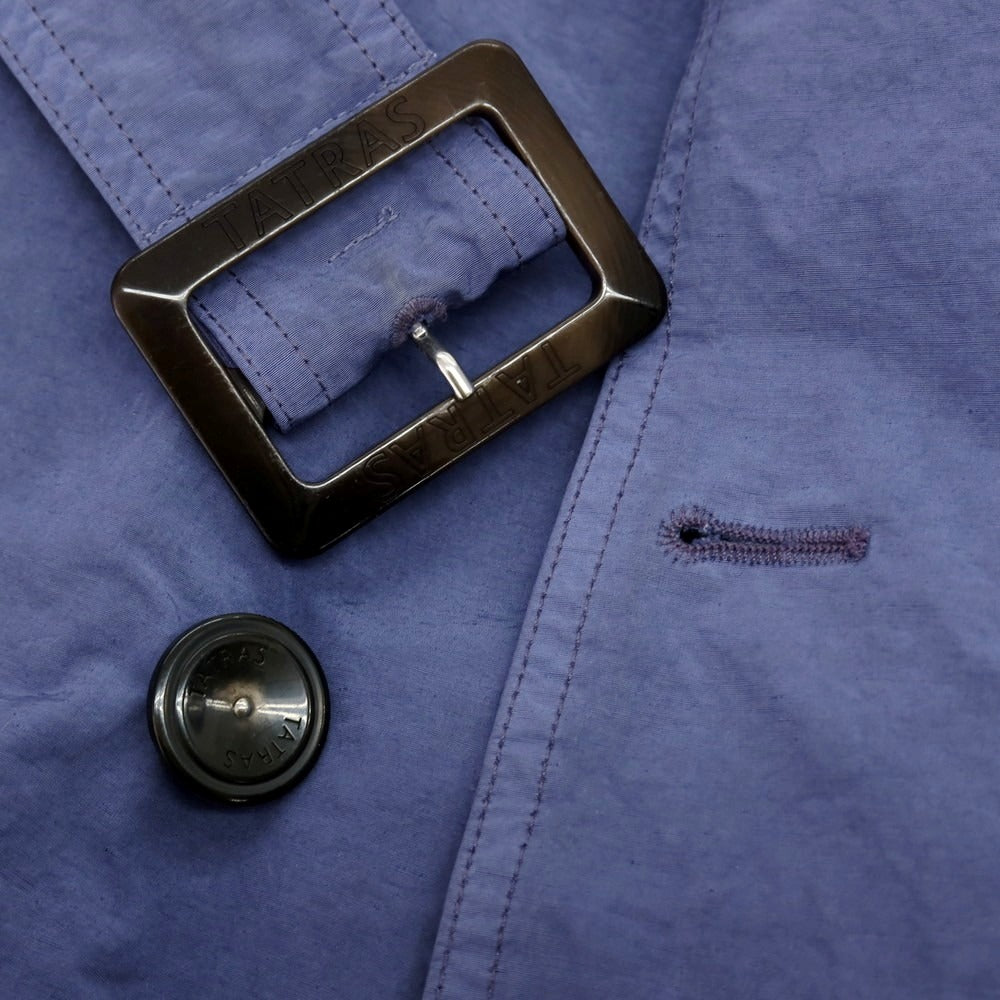 【中古】タトラス TATRAS ナイロン トレンチコート スマルトブルー【サイズ4】【 状態ランクC 】【 メンズ 】