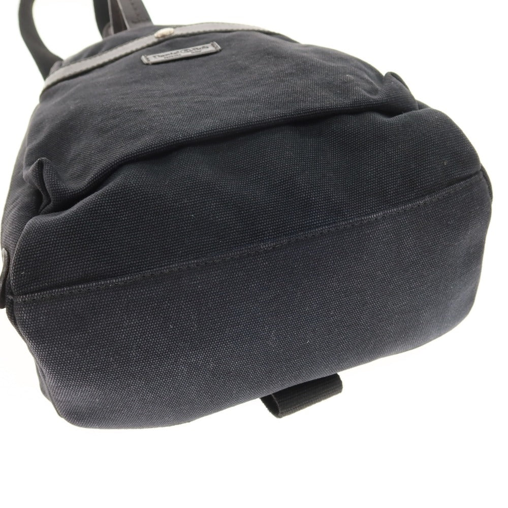 【中古】ダニエルアンドボブ Daniel & Bob キャンバス レザー ボディバッグ ブラック【 状態ランクC 】【 メンズ 】