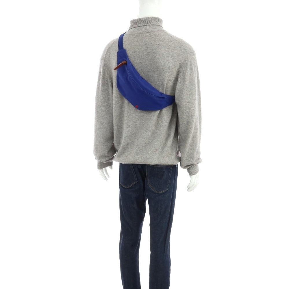 【中古】ポロ ラルフローレン Polo Ralph Lauren コットン ウエストバッグ ブルー【 状態ランクB 】【 メンズ 】