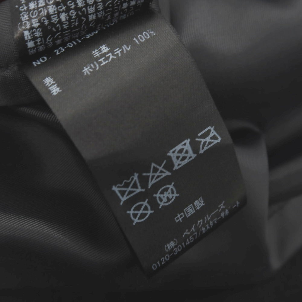 【中古】ラブ―クル LA BOUCLE シープスキン レザー カジュアルシャツ ブラック【サイズ1】【 状態ランクB 】【 メンズ 】