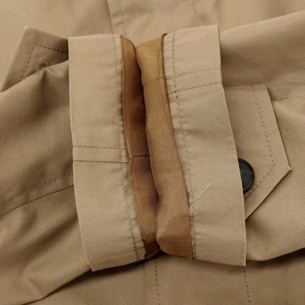 【中古】ゼロセッタンタ 0/70st MARTIN PC コットンナイロン ステンカラーコート ベージュ【サイズ48】【 状態ランクC 】【 メンズ 】