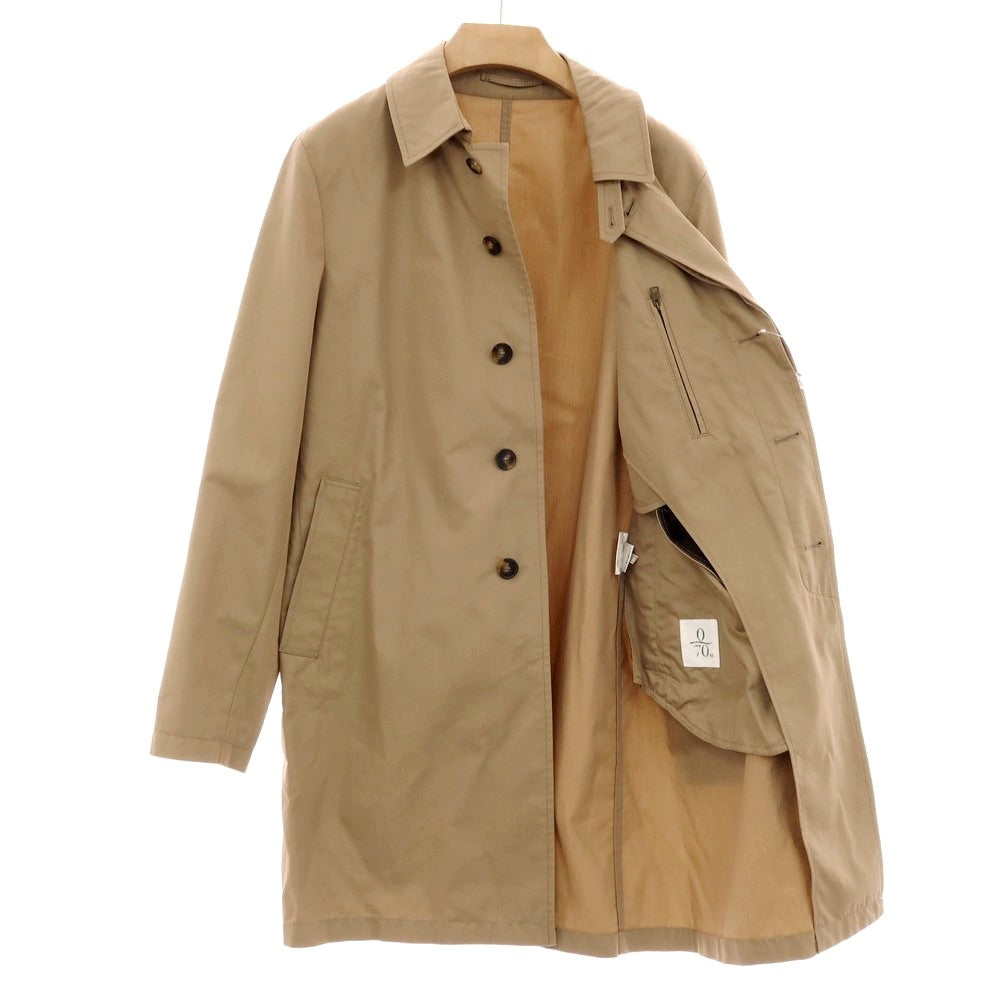 【中古】ゼロセッタンタ 0/70st MARTIN PC コットンナイロン ステンカラーコート ベージュ【サイズ48】【 状態ランクC 】【 メンズ 】