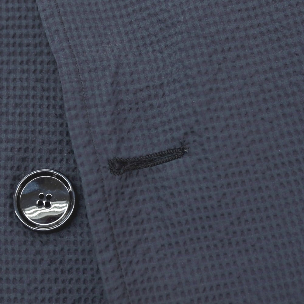 【中古】タリアトーレ TAGLIATORE BARRY ナイロンポリエステル サッカー ステンカラーコート ネイビー【サイズ50】【 状態ランクC 】【 メンズ 】