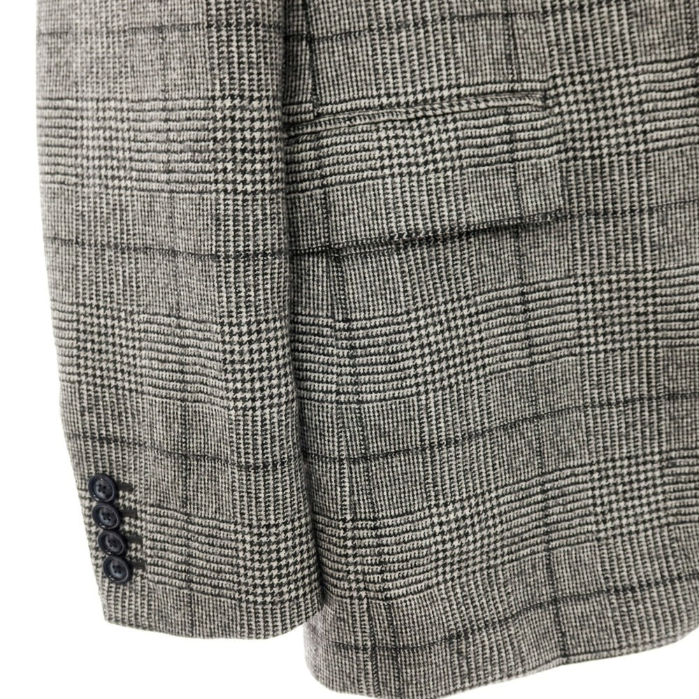 【中古】タリアトーレ TAGLIATORE ウール チェック 2つボタンスーツ グレー【サイズ46】【 状態ランクC 】【 メンズ 】