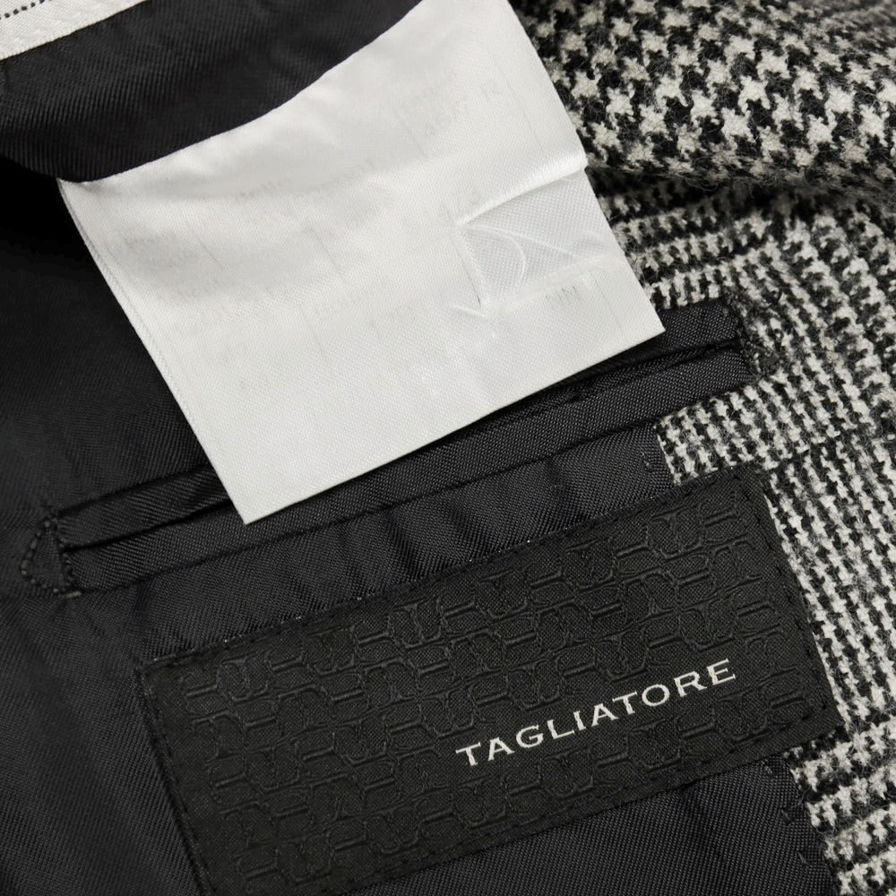 【中古】タリアトーレ TAGLIATORE ウール チェック 2つボタンスーツ グレー【 サイズ46 】【 状態ランクC 】【 メンズ 】