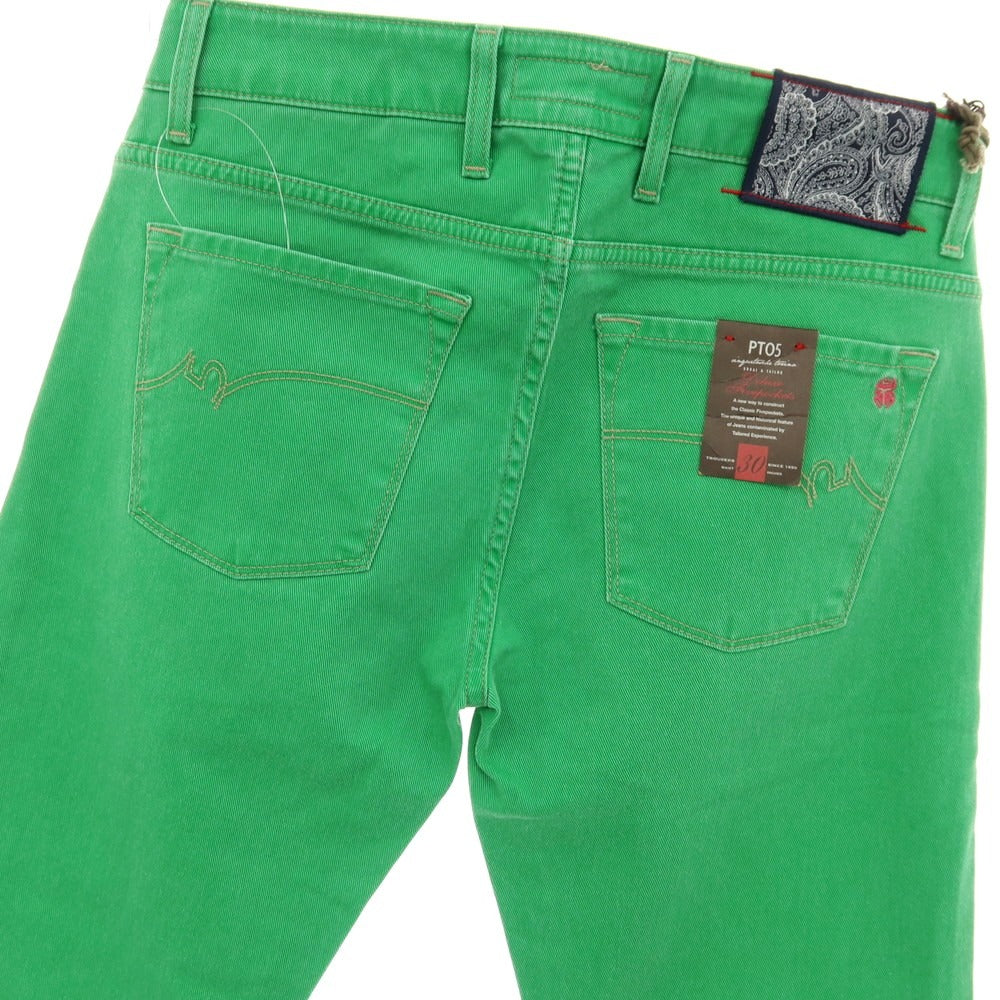 【中古】ピーティーゼロチンクエ PT05 ストレッチ デニムパンツ グリーン【サイズ30】【 状態ランクA 】【 メンズ 】