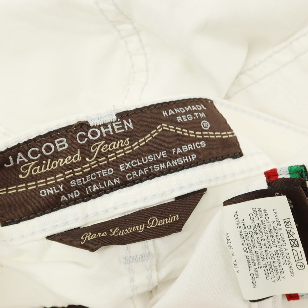 【中古】ヤコブコーエン JACOB COHEN PW6633 H CONF ストレッチ コットン ショートパンツ ホワイト【サイズ29】【 状態ランクB 】【 メンズ 】