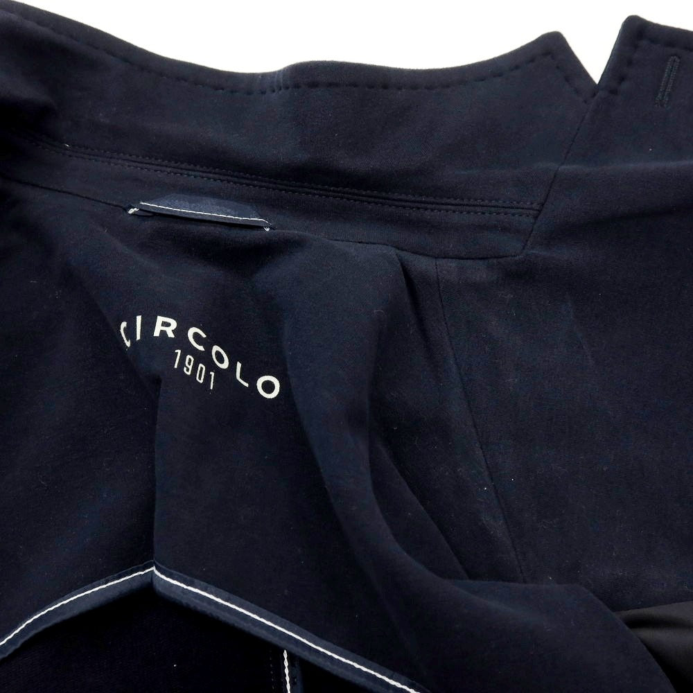 【中古】チルコロ1901 CIRCOLO 1901 スウェットコットン 2つボタンスーツ ネイビー【サイズ上48/下50】【 状態ランクB 】【 メンズ 】