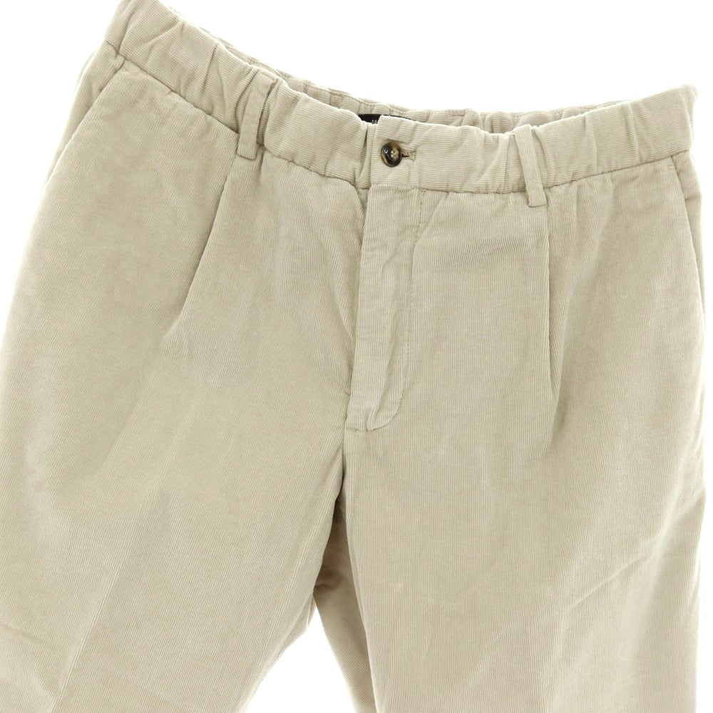【中古】ブリリア1949 BRIGLIA 1949 × BEAMS ストレッチコーデュロイ カジュアルスラックスパンツ サンドベージュ系【サイズ48】【 状態ランクB 】【 メンズ 】