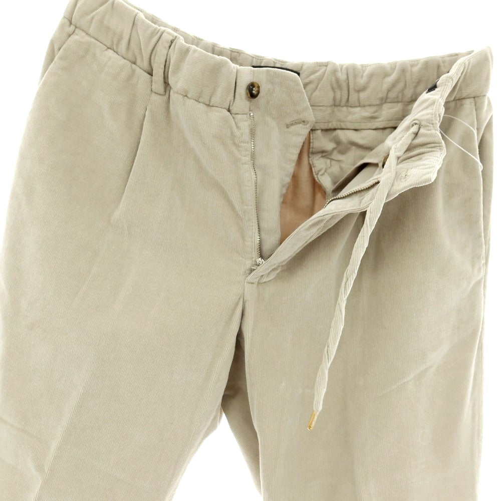 【中古】ブリリア1949 BRIGLIA 1949 × BEAMS ストレッチコーデュロイ カジュアルスラックスパンツ サンドベージュ系【サイズ48】【 状態ランクB 】【 メンズ 】