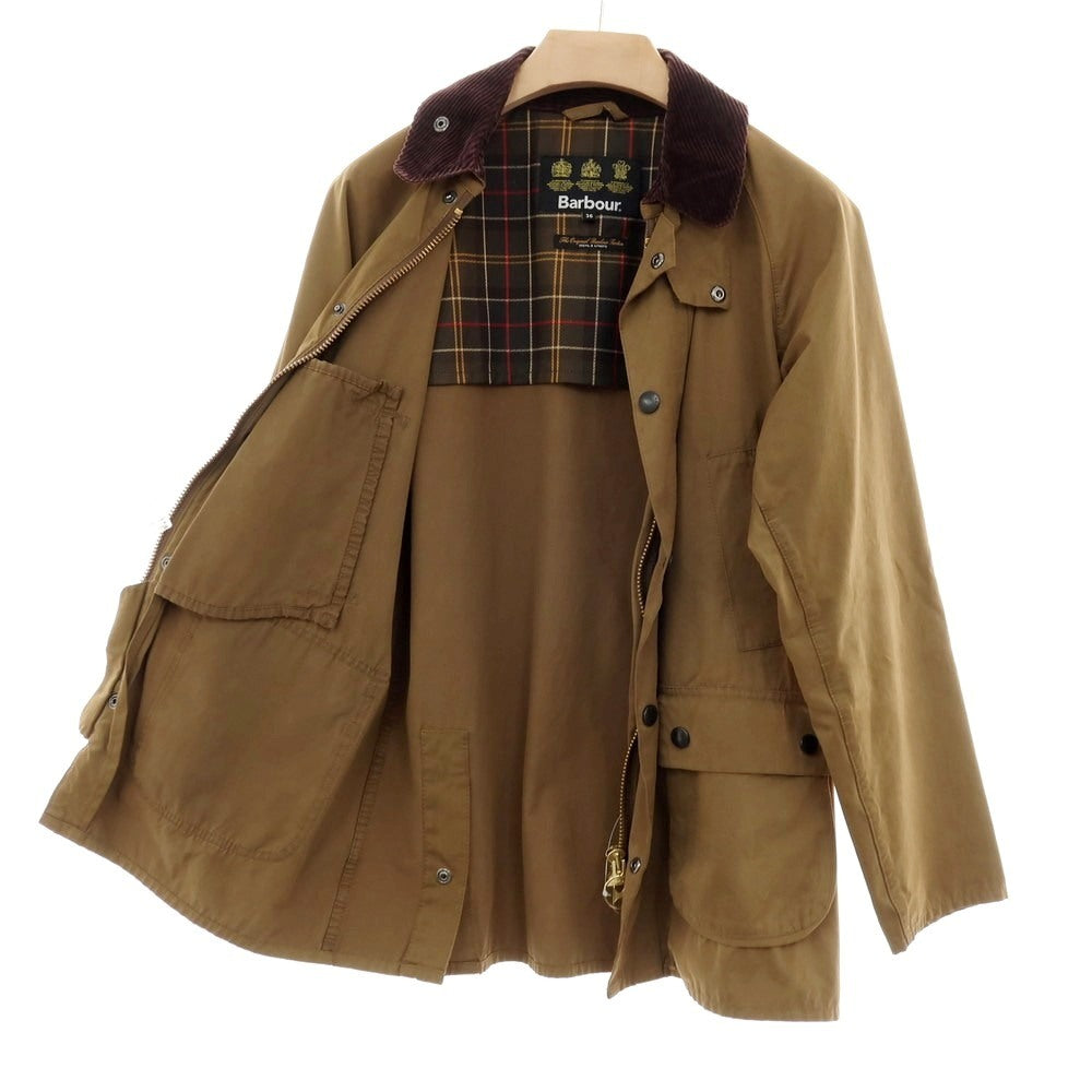【中古】バブアー Barbour BEDALE ポリエステルコットンナイロン フィールドジャケット カーキ【サイズ36】【 状態ランクC 】【 メンズ 】