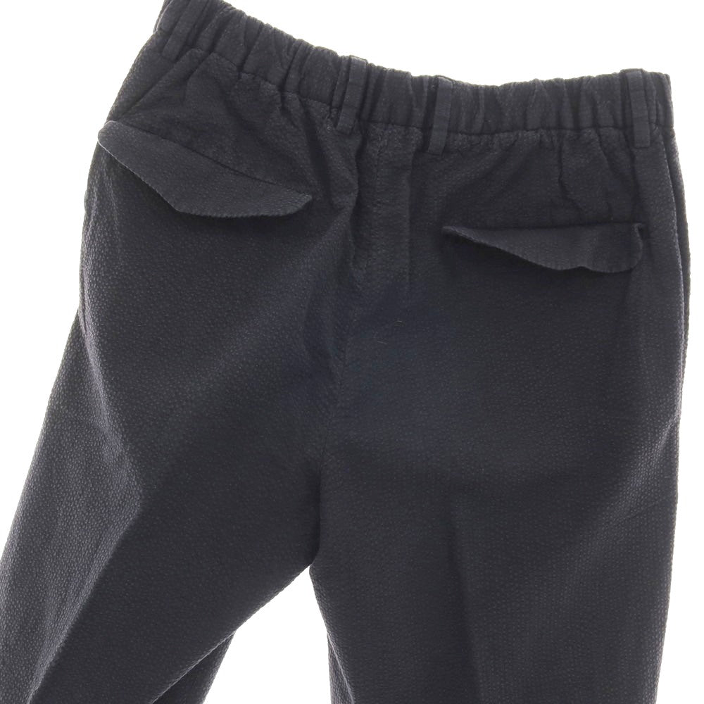 【中古】デヴォレ インチピット DEVORE Incipit コットン シアサッカー イージーパンツ ダークネイビー系【 サイズ46 】【 状態ランクC 】【 メンズ 】