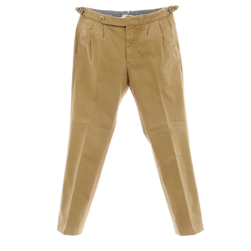 【中古】ジーティーアー G.T.A ストレッチコットン カジュアルスラックスパンツ キャメル【サイズ46】【 状態ランクC 】【 メンズ 】