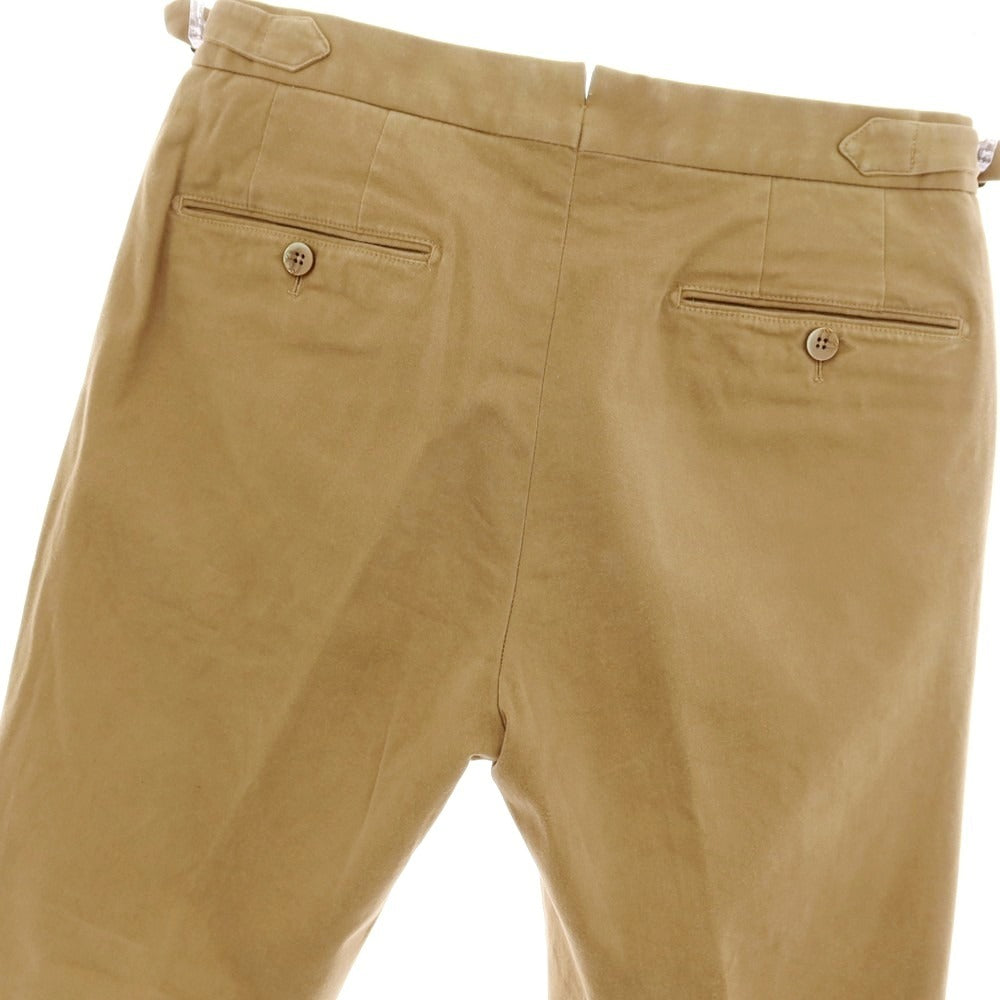 【中古】ジーティーアー G.T.A ストレッチコットン カジュアルスラックスパンツ キャメル【サイズ46】【 状態ランクC 】【 メンズ 】