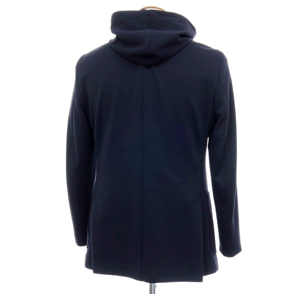 【中古】ボッジ BOGGI ポリエステルコットン フーディー カジュアルジャケット ネイビー【サイズ48】【 状態ランクA 】【 メンズ 】