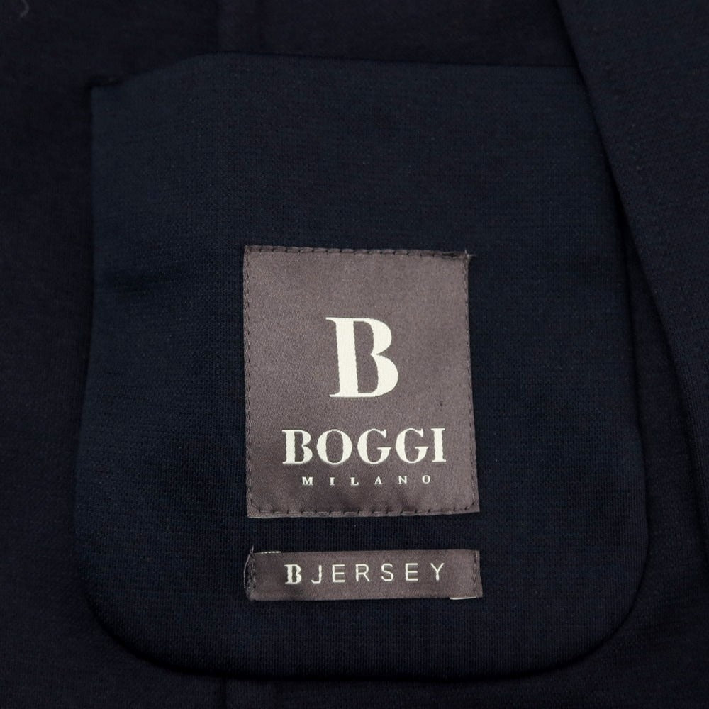 【中古】ボッジ BOGGI ポリエステルコットン フーディー カジュアルジャケット ネイビー【サイズ48】【 状態ランクA 】【 メンズ 】
