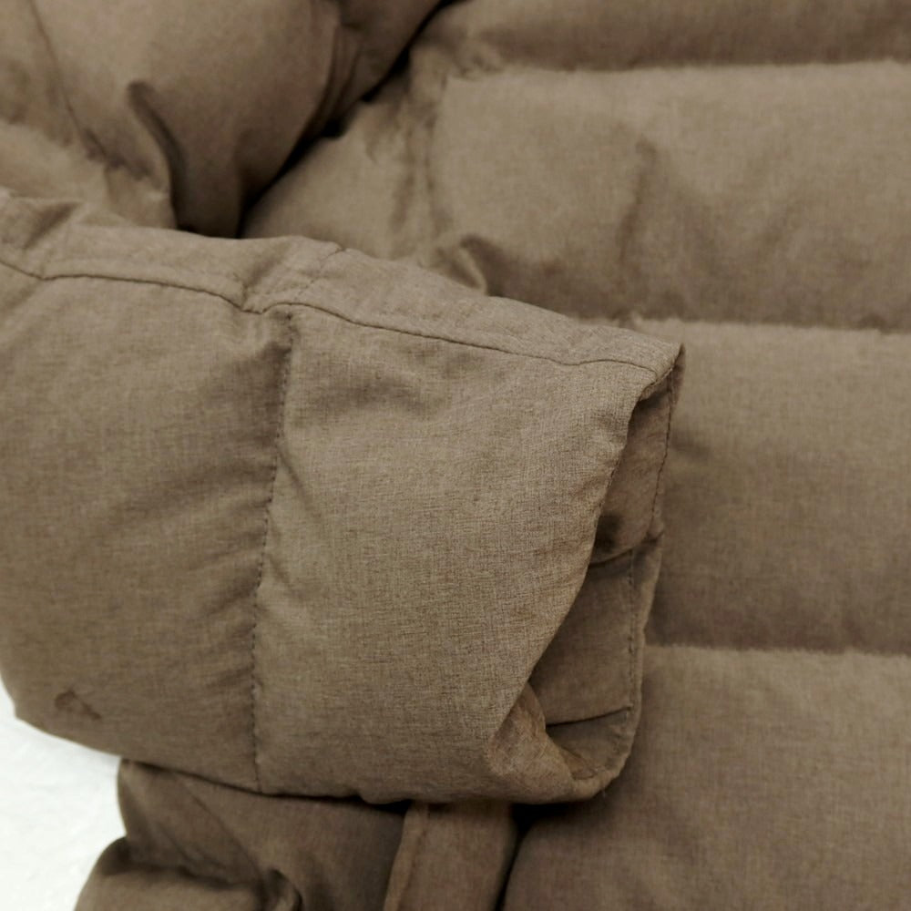 【中古】ヘルノ Herno ポリエステルナイロン ファー ダウンコート ダークベージュ【サイズ44】【 状態ランクC 】【 メンズ 】