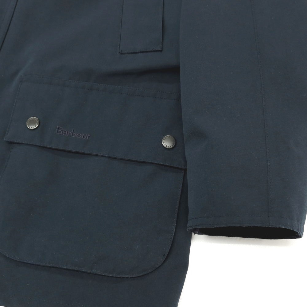 【中古】バブアー Barbour WATERPROOF AND BREATHABLE ポリエステルコットン フィールドジャケット ネイビー【サイズL】【 状態ランクB 】【 メンズ 】