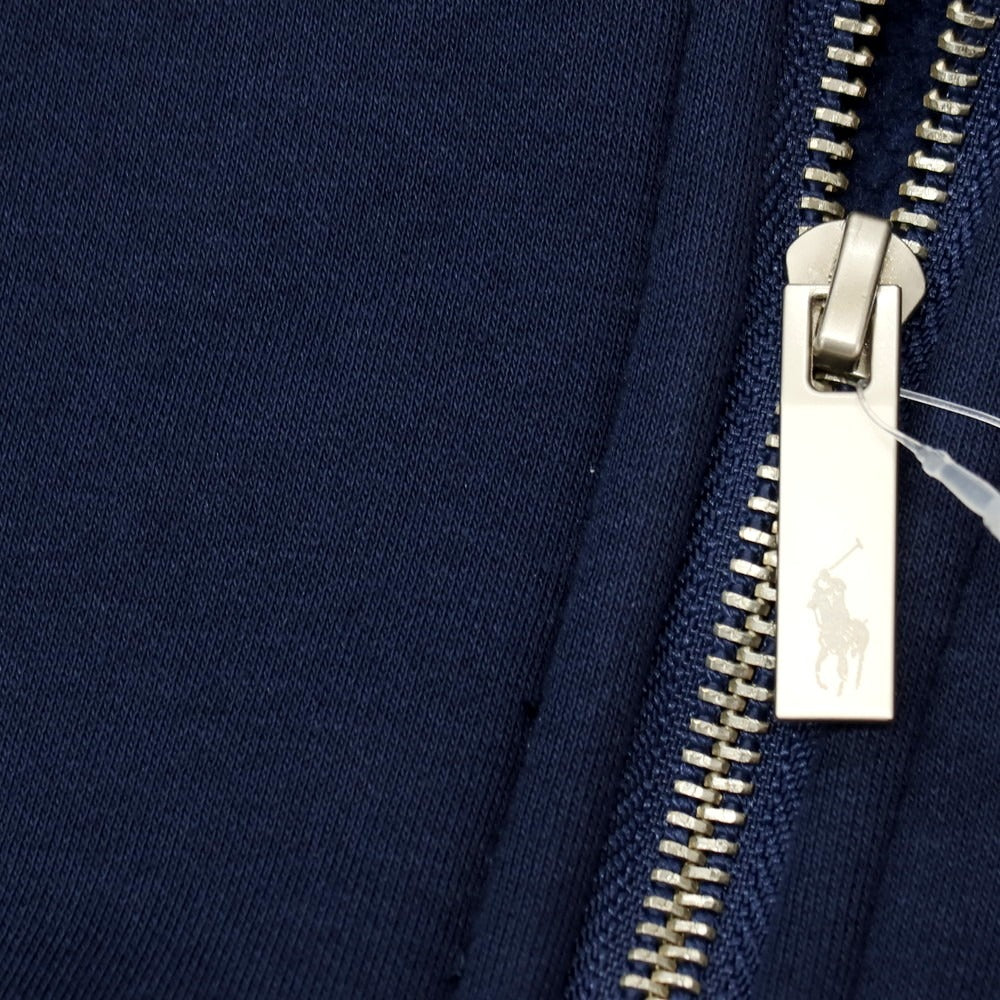 【中古】ポロ ラルフローレン Polo Ralph Lauren スウェットコットン セットアップ ネイビーブルー【サイズM】【 状態ランクB 】【 メンズ 】