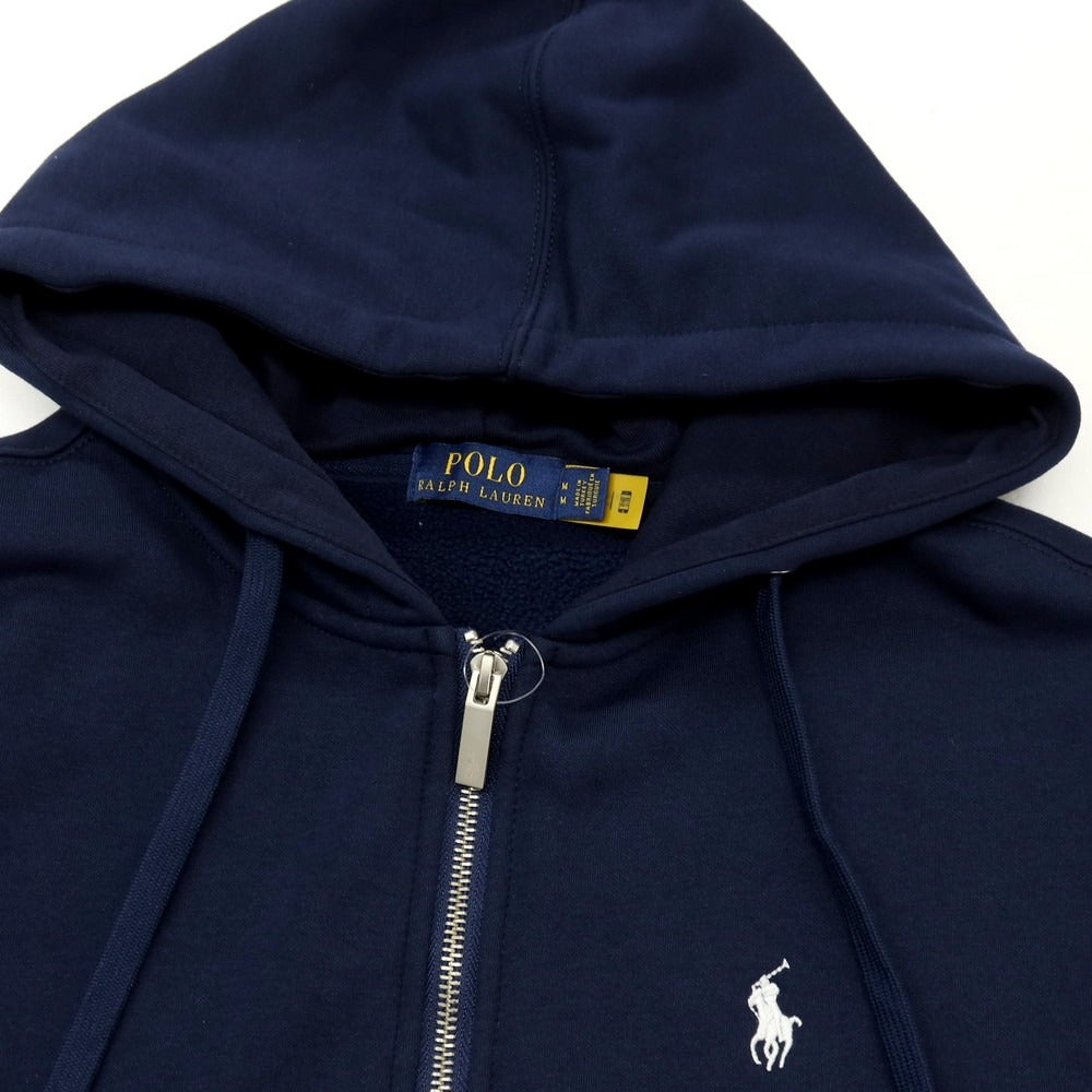 【中古】ポロ ラルフローレン Polo Ralph Lauren スウェットコットン セットアップ ネイビーブルー【サイズM】【 状態ランクB 】【 メンズ 】