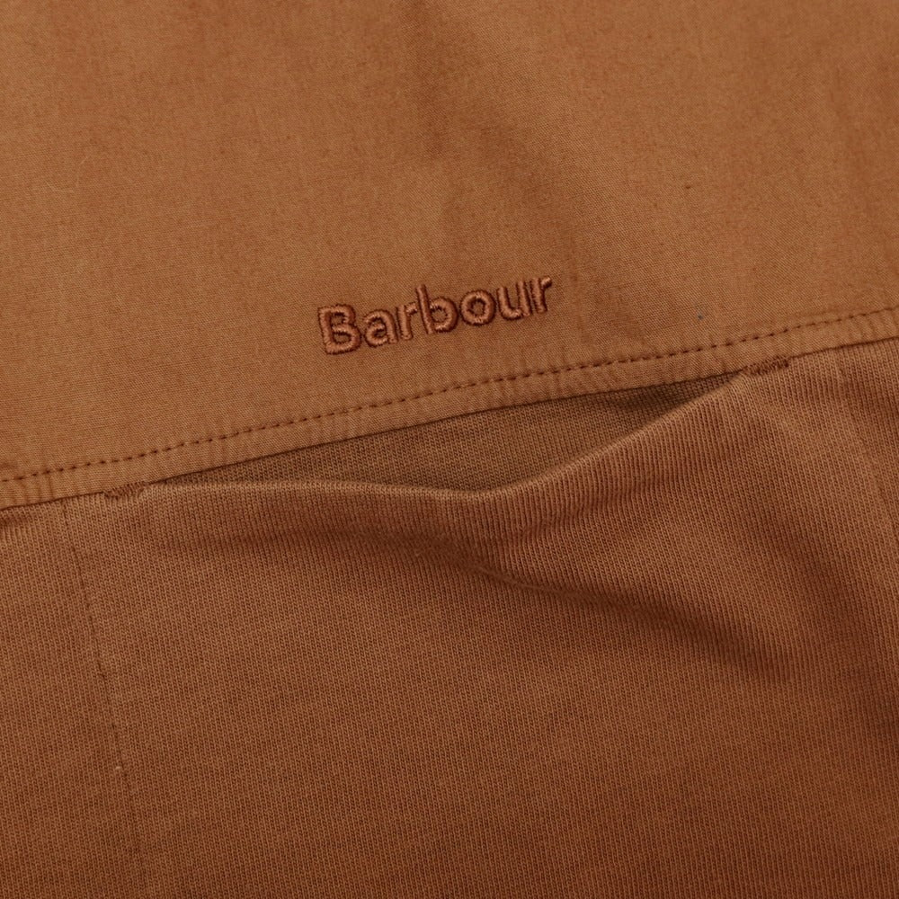 【新品】バブアー Barbour コットン クルーネック ポケット 半袖Tシャツ ブラウン【サイズL】【 状態ランクN 】【 メンズ 】