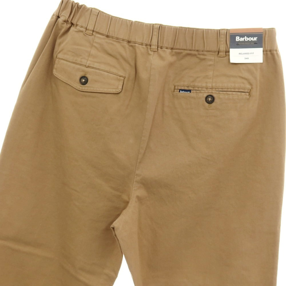 【新品】バブアー Barbour ストレッチ コットン イージーワークパンツ ダークベージュ【サイズ34】【 状態ランクN 】【 メンズ 】