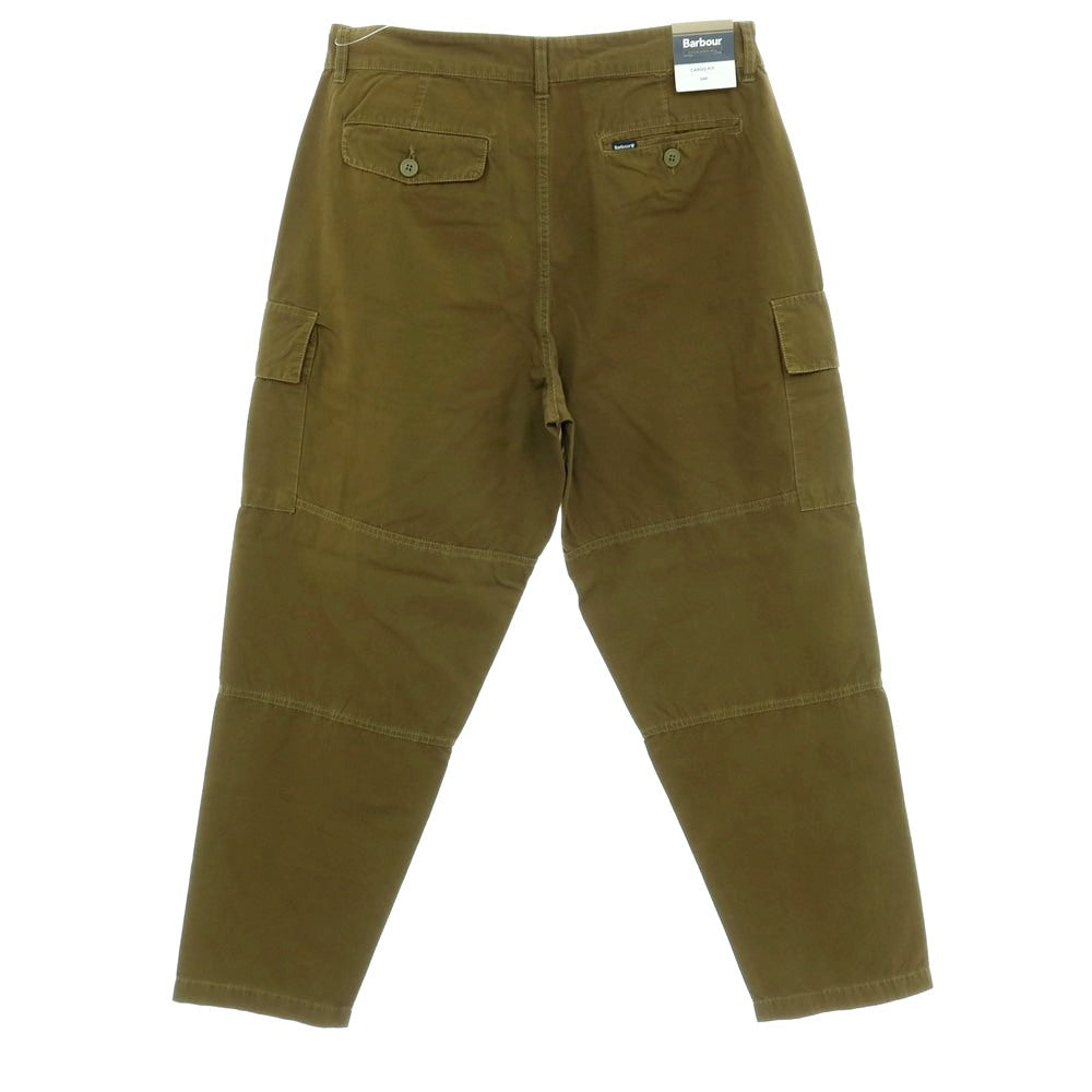 【新品】バブアー Barbour リップストップコットン カーゴパンツ オリーブグリーン【サイズ34】【 状態ランクN 】【 メンズ 】