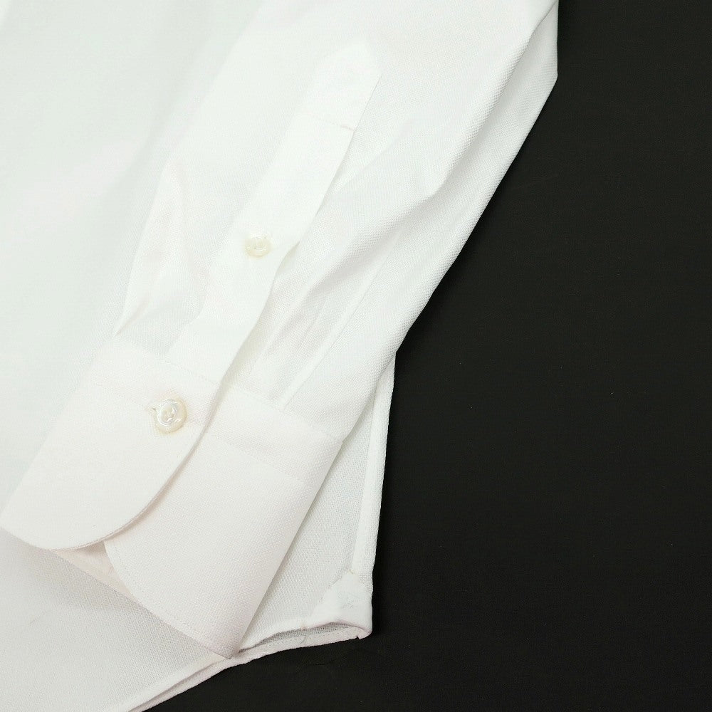 【新品アウトレット】フィナモレ Finamore コットン ワイドカラー ドレスシャツ ホワイト【サイズ39】【 状態ランクN- 】【 メンズ 】
