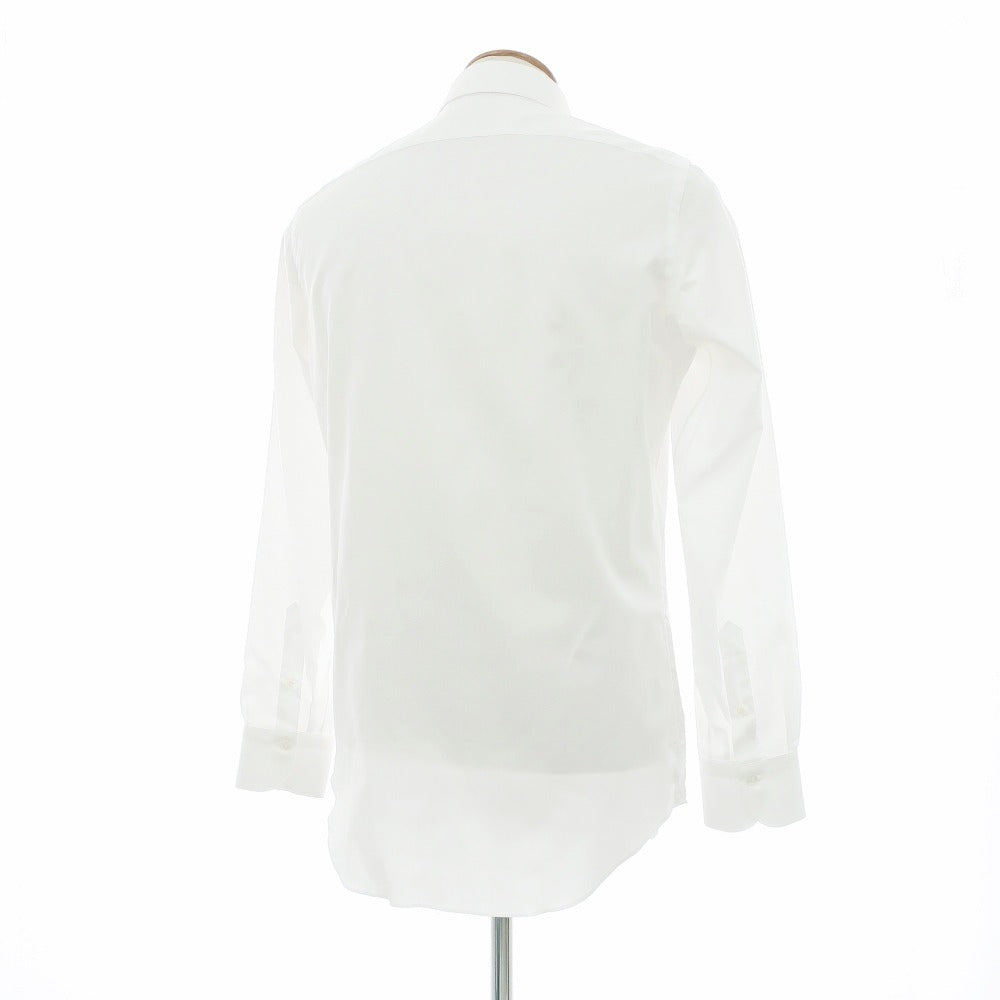 【新品】フィナモレ Finamore コットン ワイドカラー ドレスシャツ ホワイト【サイズ40】【 状態ランクN 】【 メンズ 】