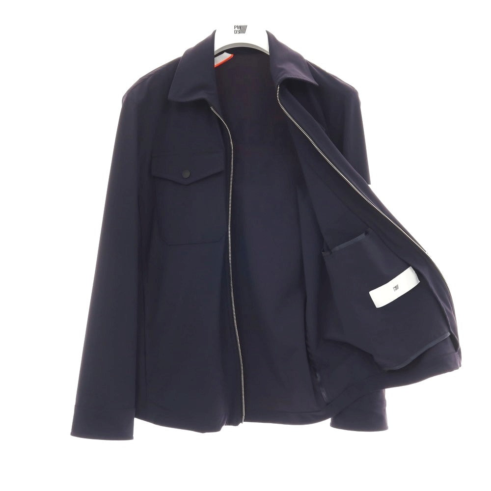 【新品】ピーエムディーエス PMDS ハイパーストレッチ ナイロン ダブルジップブルゾン ネイビー【サイズL】【 状態ランクN 】【 メンズ 】