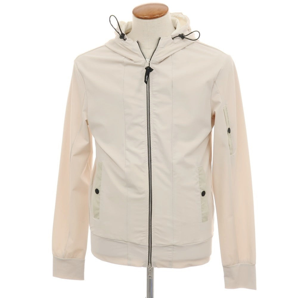 【新品】ピーエムディーエス PMDS XENIX PRINT ストレッチ ナイロン ダブルジップ フーデッド シェルジャケット サンドベージュ【サイズM】【 状態ランクN 】【 メンズ 】