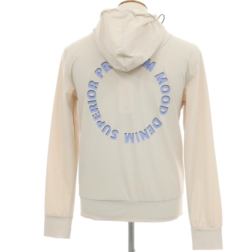 【新品】ピーエムディーエス PMDS XENIX PRINT ストレッチ ナイロン ダブルジップ フーデッド シェルジャケット サンドベージュ【サイズM】【 状態ランクN 】【 メンズ 】