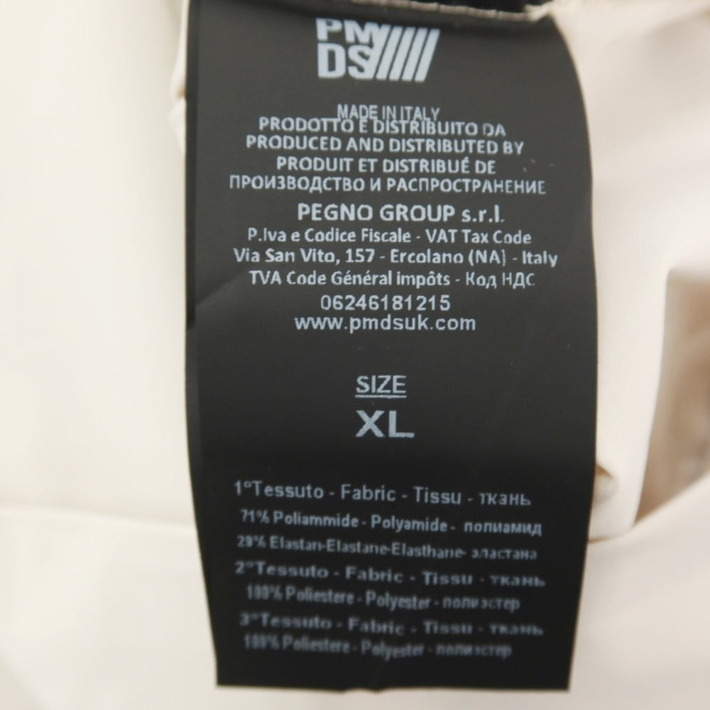 【新品】ピーエムディーエス PMDS XENIX PRINT ストレッチ ナイロン ダブルジップ フーデッド シェルジャケット サンドベージュ【サイズXL】【 状態ランクN 】【 メンズ 】