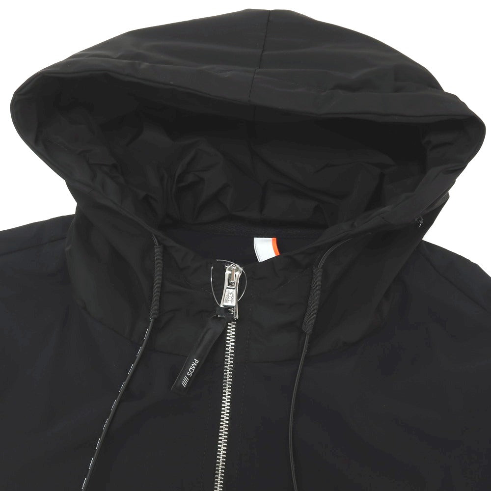 【新品アウトレット】ピーエムディーエス PMDS GHISLAIN ストレッチ ナイロン ダブルジップ フーデッド シェルジャケット ブラック【サイズXL】【 状態ランクN- 】【 メンズ 】